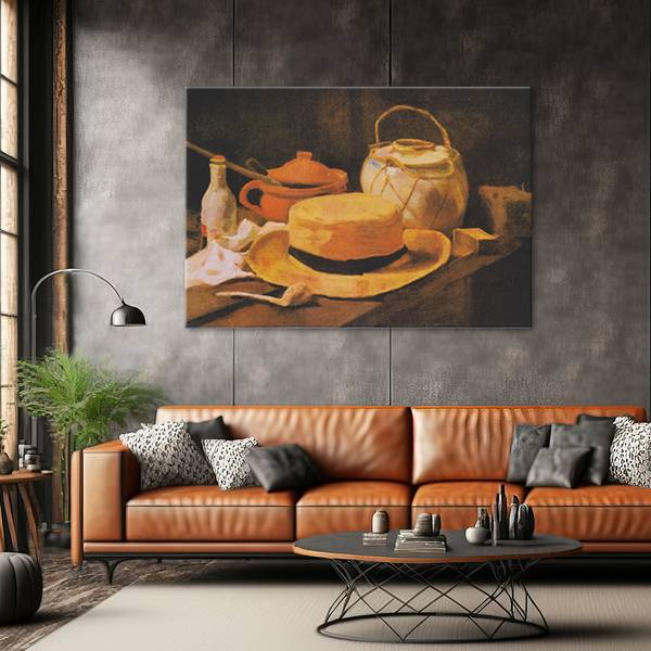 Wandbild reproduktion stillleben mit 100 x 70 cm