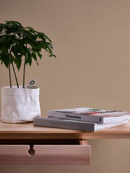 Vliestapete 387443-GU Beige - Fleece - 53 x 1005 x 1 cm