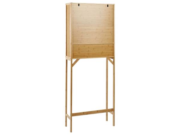 Badezimmerschrank OKARCHE Braun - Bambus - 63 x 167 x 25 cm