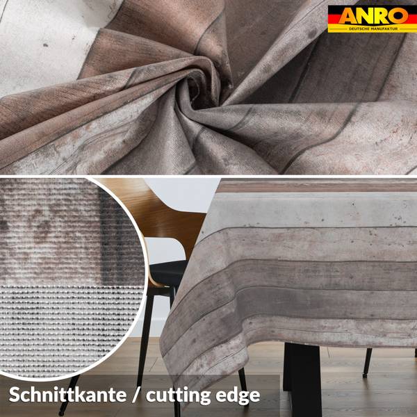 Tischdecke Rustikal Holzdesign E 140 x 180 cm