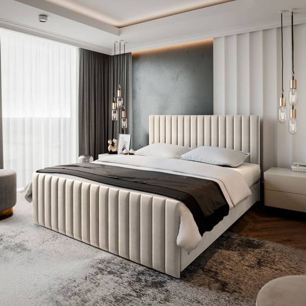 Boxspringbett ARION Beige - Liegefläche Breite: 180 cm