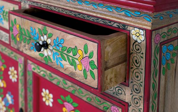 Sideboard 1893 Massivholz - 38 x 90 x 90 cm