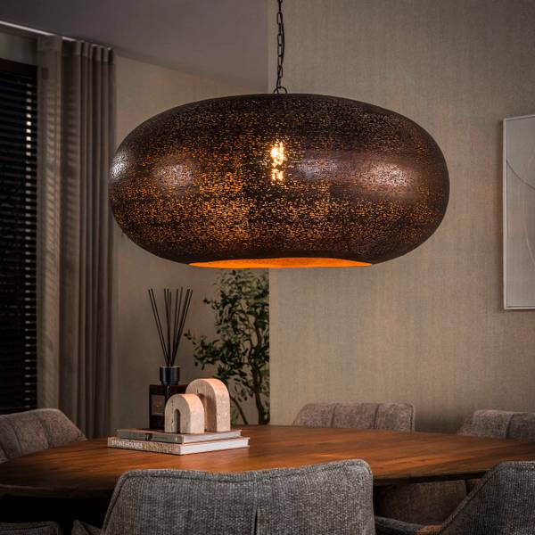 Hängeleuchte CIELO Braun - Glas - 90 x 150 x 90 cm