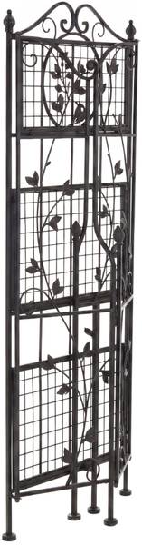 Standregal Reus Schwarz - Metall - 58 x 118 x 33 cm