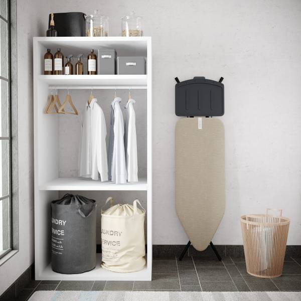Bügelbrett Everest Pro Beige - Metall - 44 x 96 x 154 cm