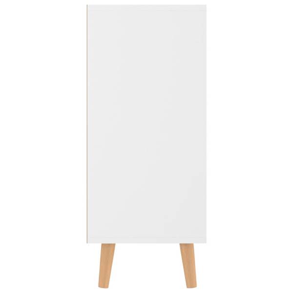 Sideboard D8391 Weiß - Holzwerkstoff - 90 x 72 x 30 cm