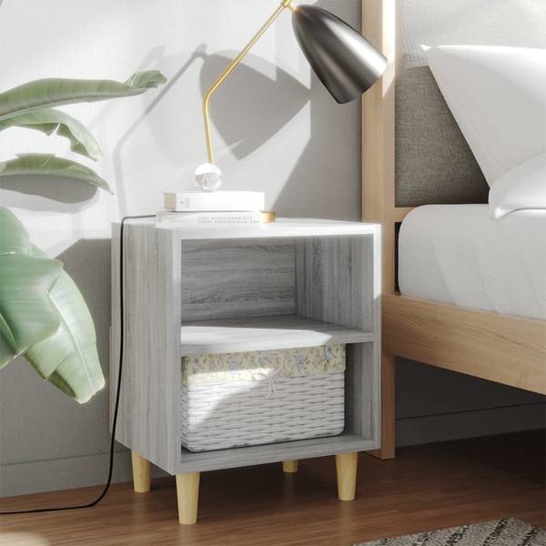 Nachttische 2er Set W856 Grau