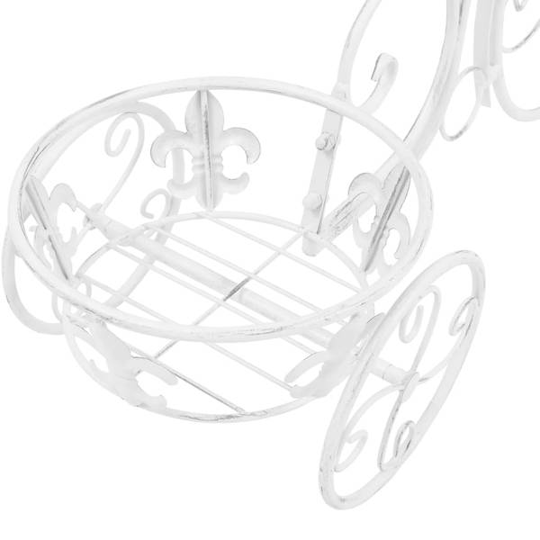 Blumentreppe 245931 Weiß - Metall - 26 x 50 x 77 cm