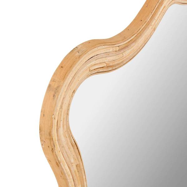 Miroir MAGGIE Beige - Verre - 2 x 100 x 70 cm