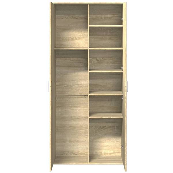 Highboard DE7296 Braun - Holzwerkstoff - 80 x 180 x 35 cm