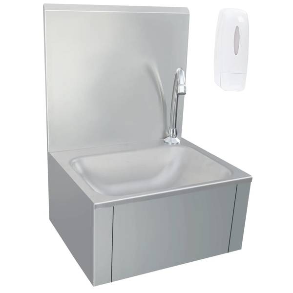 Handwaschbecken 51114 Silber - Edelstahl - 34 x 56 x 40 cm