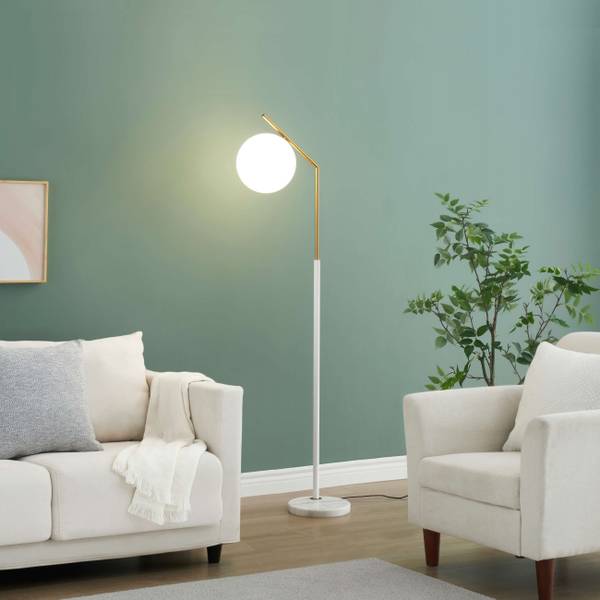 Stehleuchte Molia Gold - Metall - 26 x 165 x 165 cm