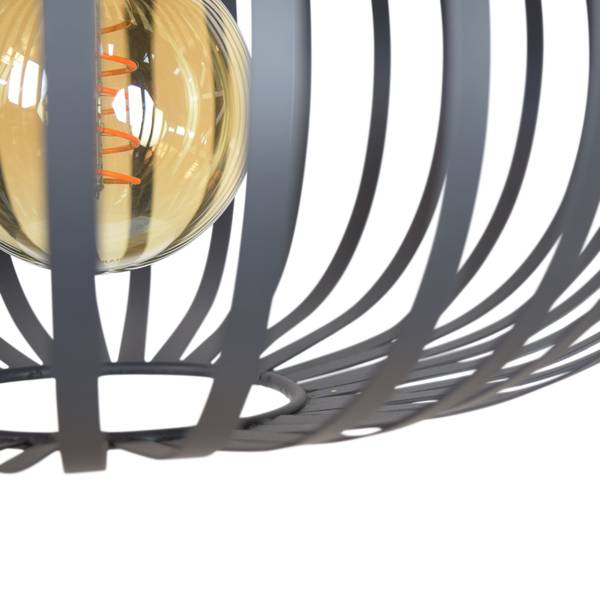 Plafondlamp Flow zwart - metaal - 40 x 23 x 40 cm