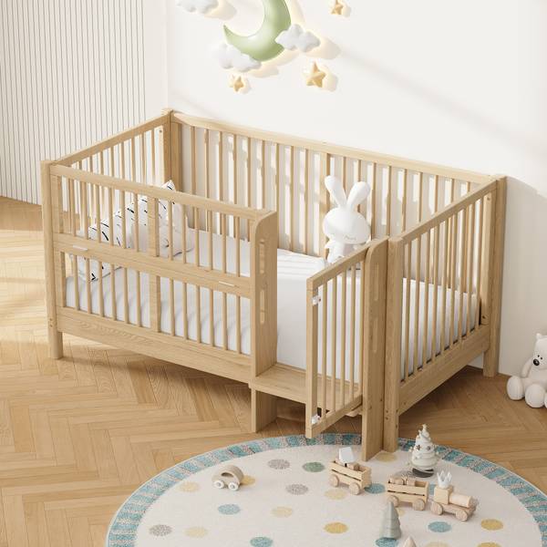 Babybett Natu1470Ⅰ Braun - Kiefer - 78 x 80 x 151 cm
