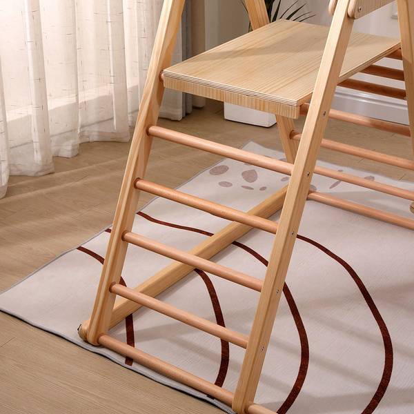 Klettergerüst IDA Braun - Holz teilmassiv - 182 x 17 x 112 cm