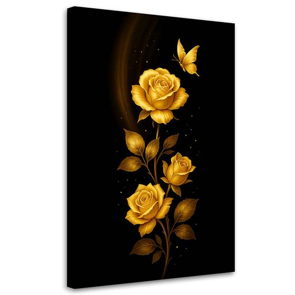 Wandbild Blumenstrauß 40 x 60 cm