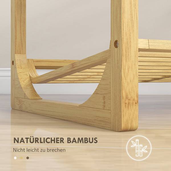 Schuhregal 837-511V00ND Braun - Bambus - 33 x 67 x 76 cm
