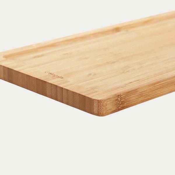 Serviertablett BAMBOU Beige - Bambus - 17 x 2 x 40 cm