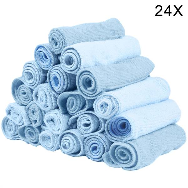 Mikrofasertuch Marie (24.tlg-Set) Blau - Textil - 30 x 1 x 30 cm