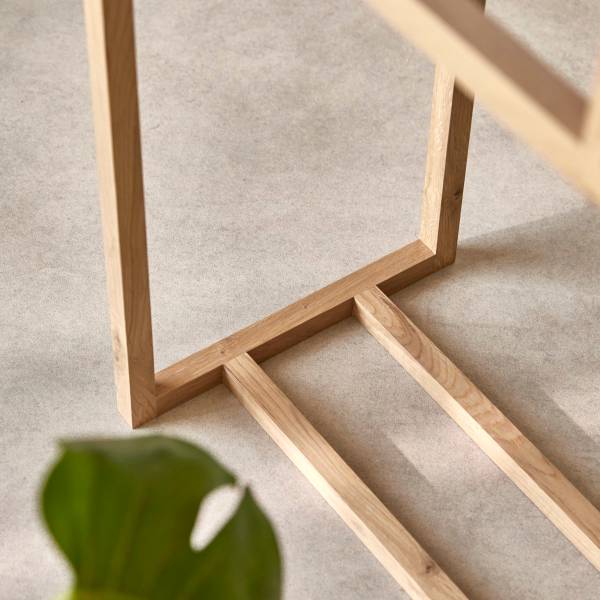 Konsolentisch Clovis Beige - Eiche - 122 x 83 x 40 cm