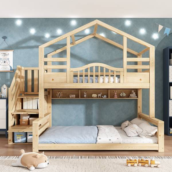 Etagenbett NaturWoody Ⅰ Holz