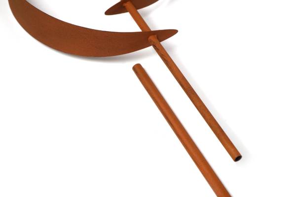 Gartendekoration RUSTY SATURN Braun - Metall - 6 x 103 x 21 cm