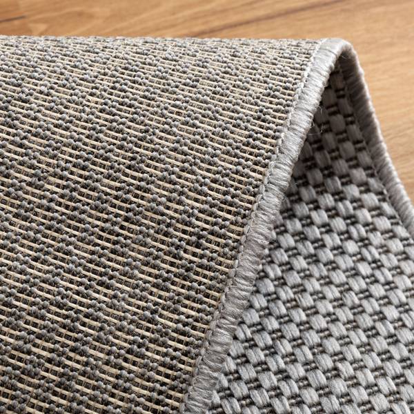 Outdoorteppich Melbu Grau - Polypropylen - 160 x 230 cm