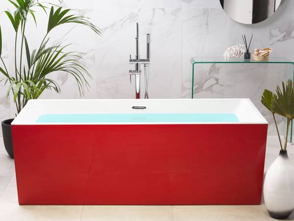 Baignoires autoportantes RIOS Rouge - Blanc