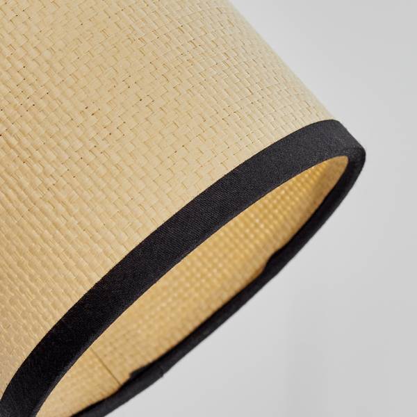 Wandleuchte Tamarispa Beige - Schwarz - Metall - 13 x 12 x 13 cm