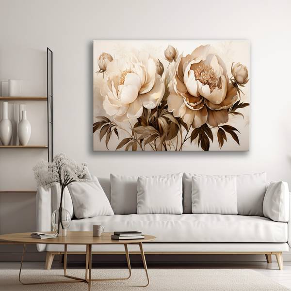 Wandbild pfingstrosen pfingstrosen 60 x 40 cm