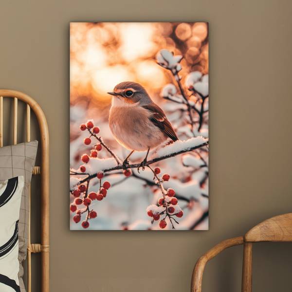 LEINWANDBILD Vogel 40 x 60 cm