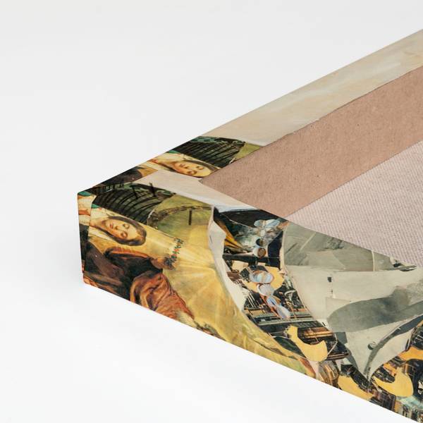 Leinwand 60x40 Frida-Collage Polyester - 3 x 60 x 40 cm