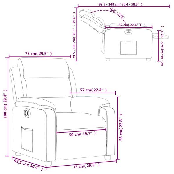 Relaxsessel 3032281-1 Braun