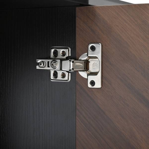 Sideboard Lelantos Ⅰ Braun - Holzwerkstoff - 140 x 80 x 40 cm