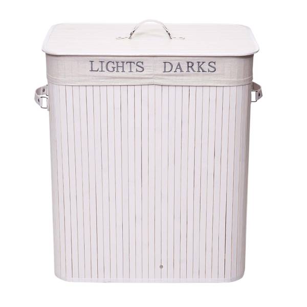 Wäschekorb C21 Cremeweiß - Weiß