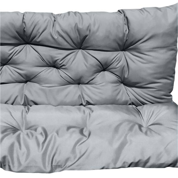 Bankauflage Slon Grau - Breite: 100 cm