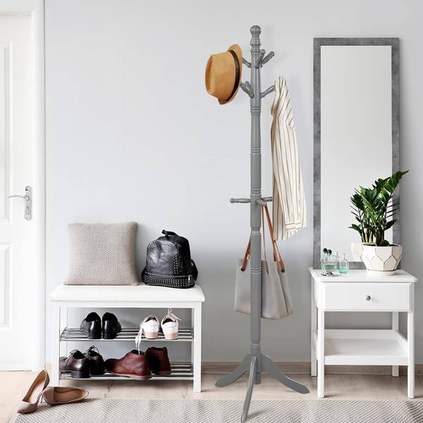 Garderobenständer HW65614 Grau