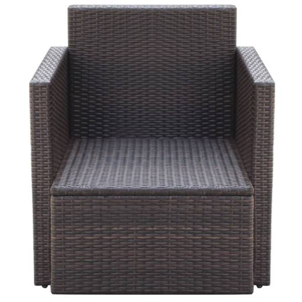 Gartenstuhl D1091 Braun - Metall - 73 x 53 x 65 cm