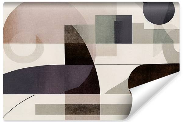 Fototapete ABSTRAKTION modernes Muster 135 x 90 x 90 cm