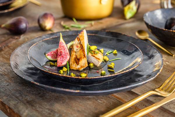 4-tlg. Müslischalen Set Tombey Grau - Stein - 15 x 23 x 16 cm