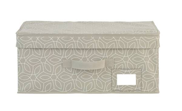 Aufbewahrungsbox BALANCE Beige - Kunststoff - 44 x 19 x 33 cm