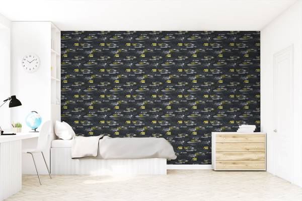 Tapete 935365 Gelb - Papier - 50 x 900 x 50 cm