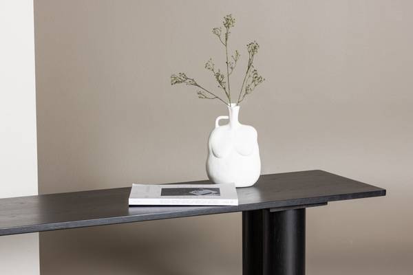 Sitzbank Olivia Schwarz - Holzwerkstoff - 180 x 45 x 40 cm