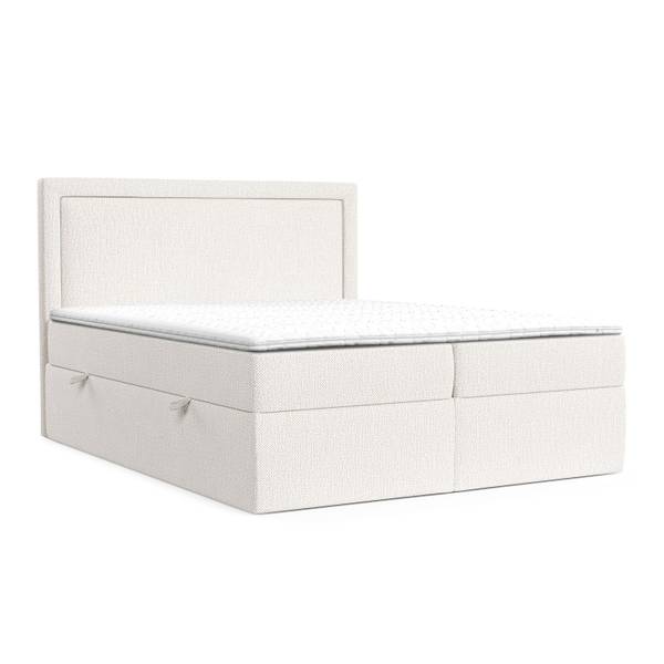 Boxspringbett Tribeca Creme - Liegefläche Breite: 120 cm