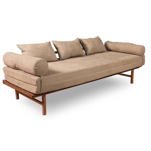 Recamiere Le MAR, Buchenholz Beige
