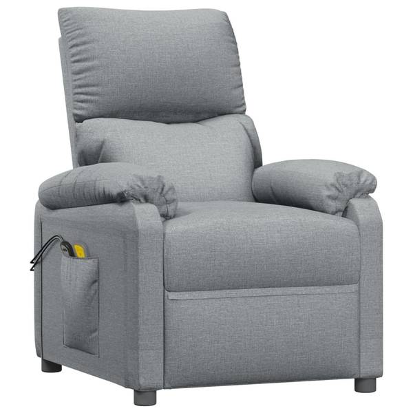 Fauteuil de massage électrique 3008565 Gris - Gris lumineux