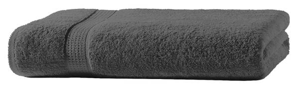 Duschtuch anthrazit 70x140 cm Frottee Grau - Frottee - 70 x 1 x 140 cm