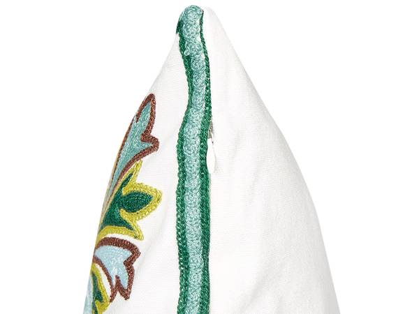 Sierkussen ELANITE 2-delig groen - natuurvezel - 45 x 7 x 45 cm