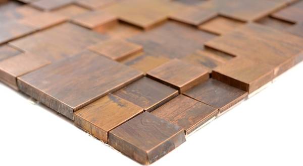 Mosaikfliesen 49-1512 Metall - 30 x 30 x 30 cm