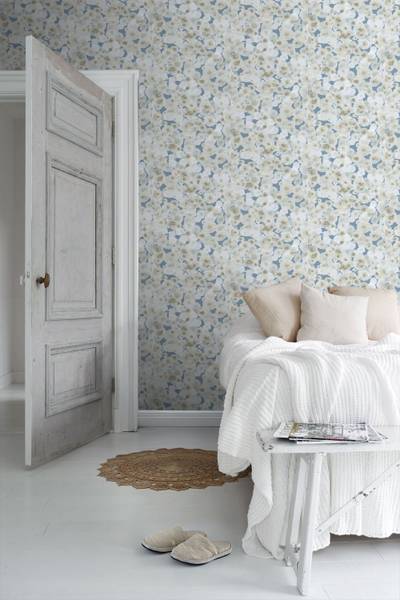 Tapete 641122 Blau